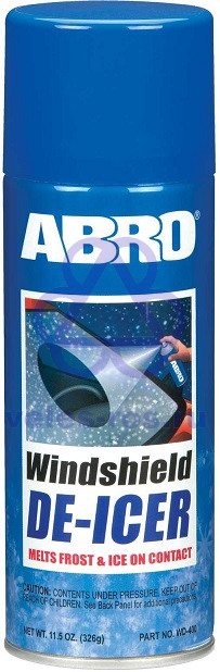 Размораживатель стёкол и замков 326 г аэрозоль ABRO WD-400