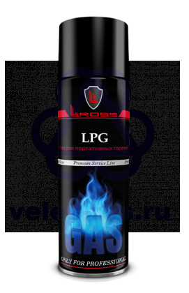 Газ для портативных горелок LPG 650 мл L-Ross LR-016-PR