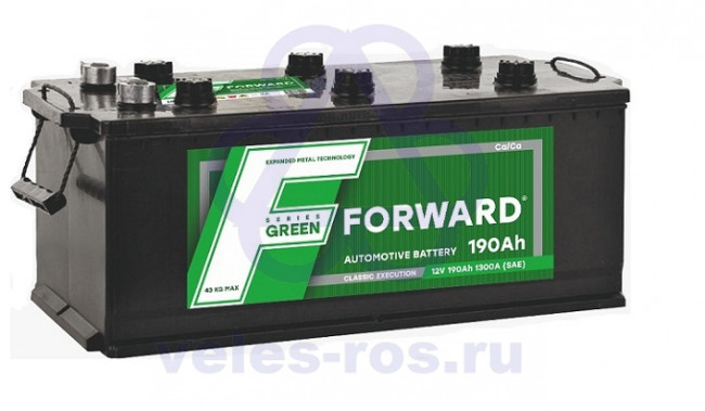 Аккумулятор 6СТ-95 A/h 830 А (п. п.) FORWARD 105D31R