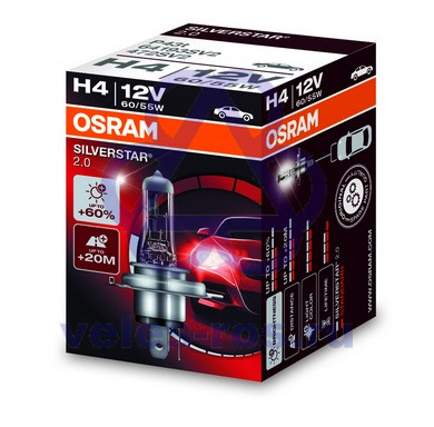 Автомобильная лампа (H4 12В 60/55W Р43t) Serie Night Breaker Unlimited OSRAM 64193NBU